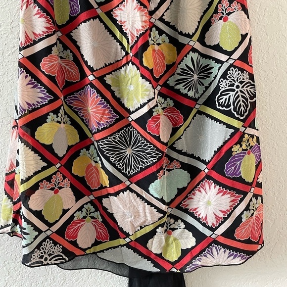 Rare Vintage Y2K Trina Turk Baby Doll Silk Dress - Picture 11 of 11